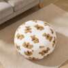Round ground futon pier Japanese-style cushion fabric bay window living room tatami lazy low stool footrest cushion