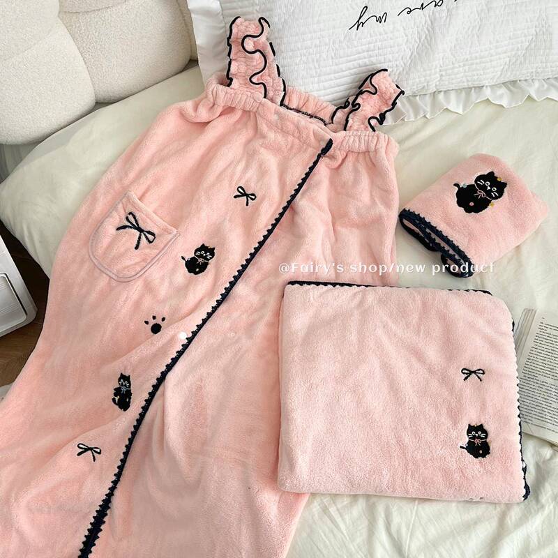 Coral Velvet Bath Skirt, Bath Towel, Super Absorbent, Quick-Drying Towel, Home Bathroom Thickened Skin-Friendly Wrap Towel, Wearable Bathrobe Coral Velvet Bath Skirt, Bath Towel, Super Absorbent, Quick-Drying Towel, Home Bathroom Thickened Skin-Friendly Wrap Towel, Wearable Bathrobe