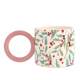 Coffee Cup, High-End and Exquisite British-Style Ceramic Mug, Large Ear-Shaped Cup, Retro Milk Cup, High-Quality Breakfast Cup
