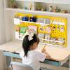 Hole board on the wall, no punching required, student desk wall storage rack, metal magnetic suction back-to-school study desk wall storage