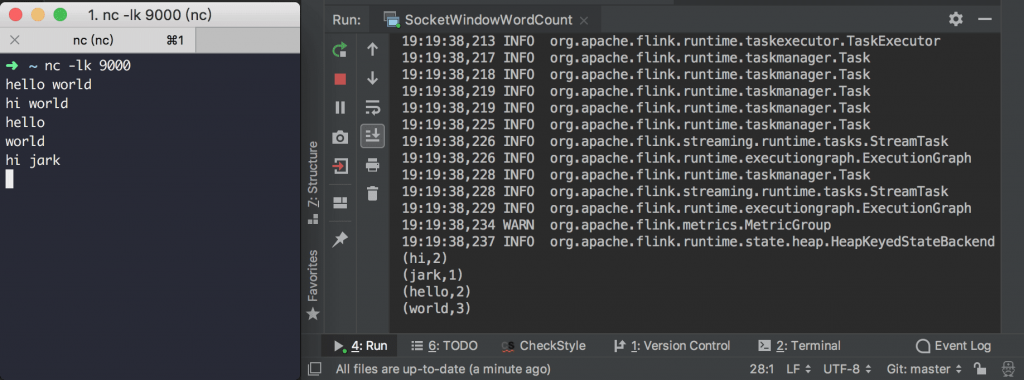5分钟从零构建第一个 Apache Flink 应用