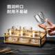 100ml Crystal Glass Beer Mug Set, 0.1kg Small Drinking Glasses, High Aesthetic Value, New Creative Design for Home Use