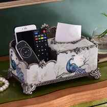 Eurostyle multifunction paper towel box Home retro luxurious swing piece living room remote control containing box napkin box toilet paper