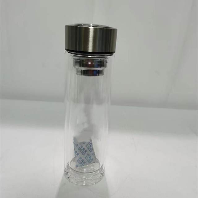 Fire water cup glass summer water cup 316 stainless steel black spring and autumn thermos cup PP material sports water cup