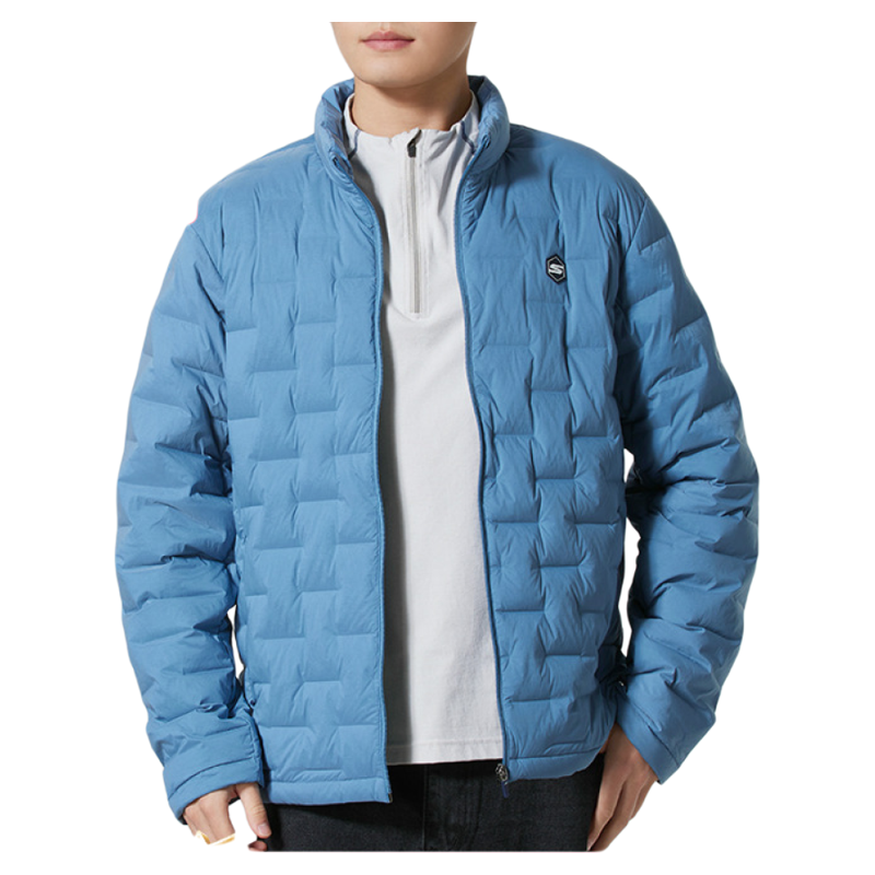 斯凯奇官方男装2025冬季新款短款羽绒服防风轻薄保暖外套休闲夹克