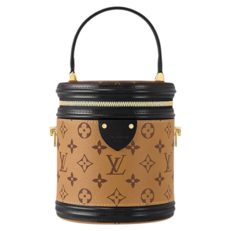 9.9 New Lv/Louis Vuitton Fortune Bucket Full Original Chip Model Brown Shoulder Bag
