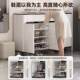 Simple Shoe Cabinet with Pull-Out Cover for Home Entrance, Large Capacity Entryway Cabinet, Integrated European-Style Multi-Layer Simple Design