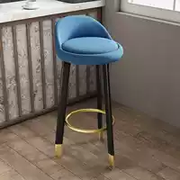 60 High Blue Fabric-Black Gold