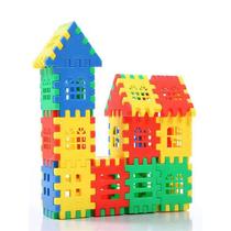 Children aged 3-6 years old large plastic house building blocks boys and girls baby puzzle puzzle and variety of digital block toys