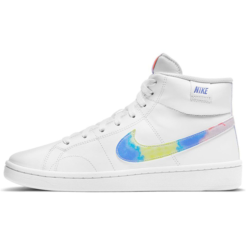 Nike Court Royale Mid 合成革织物 扎染钩 潮流百搭 休闲