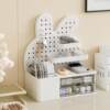 Desktop rabbit hole plate storage rack work station student dormitory desk pen holder desk drawer storage box sorting box
