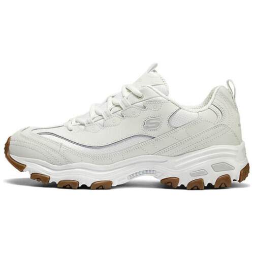 Skechers/斯凯奇D'LITES 1.0增高低帮老爹鞋男款乳白52675-OFWT