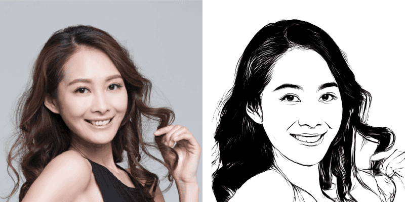 人像素描风格化