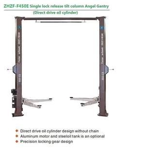 原厂出口F450E系列钭0度角无链条直接驱动液压缸二柱龙门举