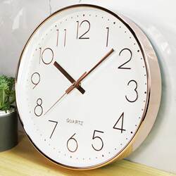 Factory Direct Sales Nordic Creative Wall Clock, Simple and Luxurious, Silent Clock for Home, Living Room, Dining Room, Can Be Hung on the Wall