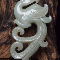 HTY31268Hetian jade phoenix bird
