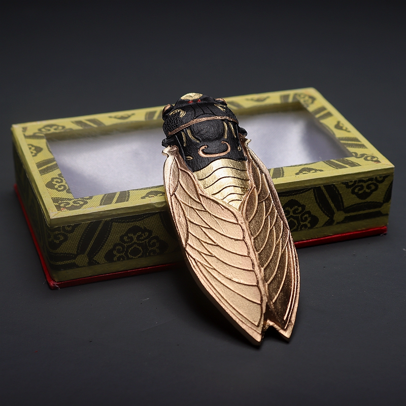 Jin Chan] Non-heritage cultural creation Hui ink Old ink lay out ink Antique ink block inheritance Xiang Shengli handmade pine smoke ink