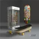 Завтрак/0,04 кг (пятислойная древесина клена с подшипниками из сплава) поставляется с противоскользящим ковриком + отверткой.