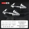 High-end seven stainless steel dumbbells for men's fitness home combination barbell set with adjustable weight for home exercise and steelmaking