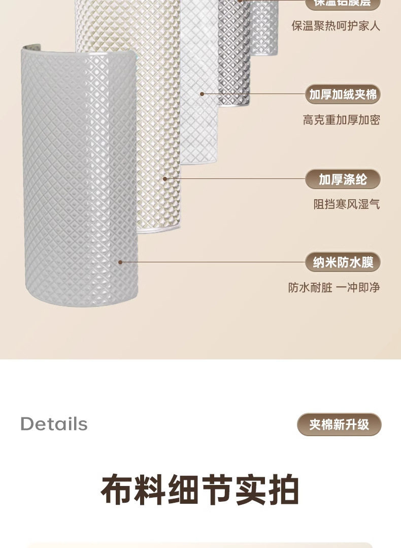 Ванна корпуса 家用夹棉浴罩淋浴房冬天洗澡不冷神器浴帐卫生间加厚取暖保温浴帘