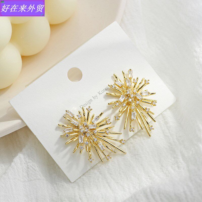 Fashion earrings schoolgirl ear stud jewelry geometry