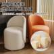 Makeup stool, light luxury and high-end home chair, girl's bedroom dresser special stool, cloakroom rotating round stool, bed sheet pull cart