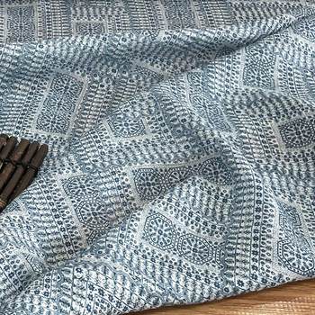 Bujiu Yiyu, a Fabric Store Specializing in Artistic Retro Patterns, Offers Linen and Ramie Printed Fabrics for Summer, Lightweight Materials for Cheongsam Dresses