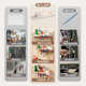 Multifunctional hardware tool storage rack storage tool traceless hanging hardware maintenance tool plastic storage rack