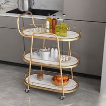 Nordic dining cart commercial home restaurant trolley hotel mobile beverage cart courtyard trolley tea delivery
