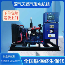 Biogas generator set 20kw small household emergency generator fully automatic silent generator set