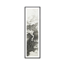 (Framed) Limited edition print stamped by Chinese painting artist Yong Li (Fifth of Seven Screens of Wind and Cloud)
