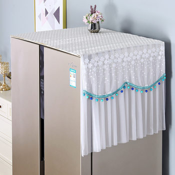 Dust cover cover single refrigerator dustproof door opening bedside cover
