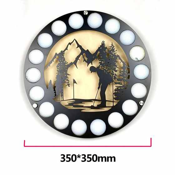 摆件铁艺高尔夫高尔夫高尔夫球金属创意球杆剪影铁套装装饰艺