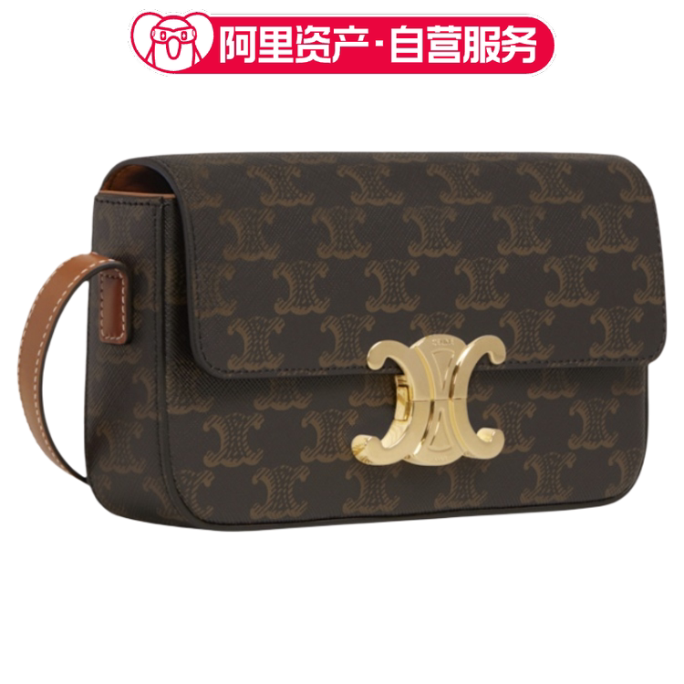 Brand New Celine Troimphe Monogrammed Arc De Triomphe Underarm Bag