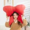 Cute and playful bow pillow, simple and fashionable living room sofa cushion, home furnishings, bay window decoration