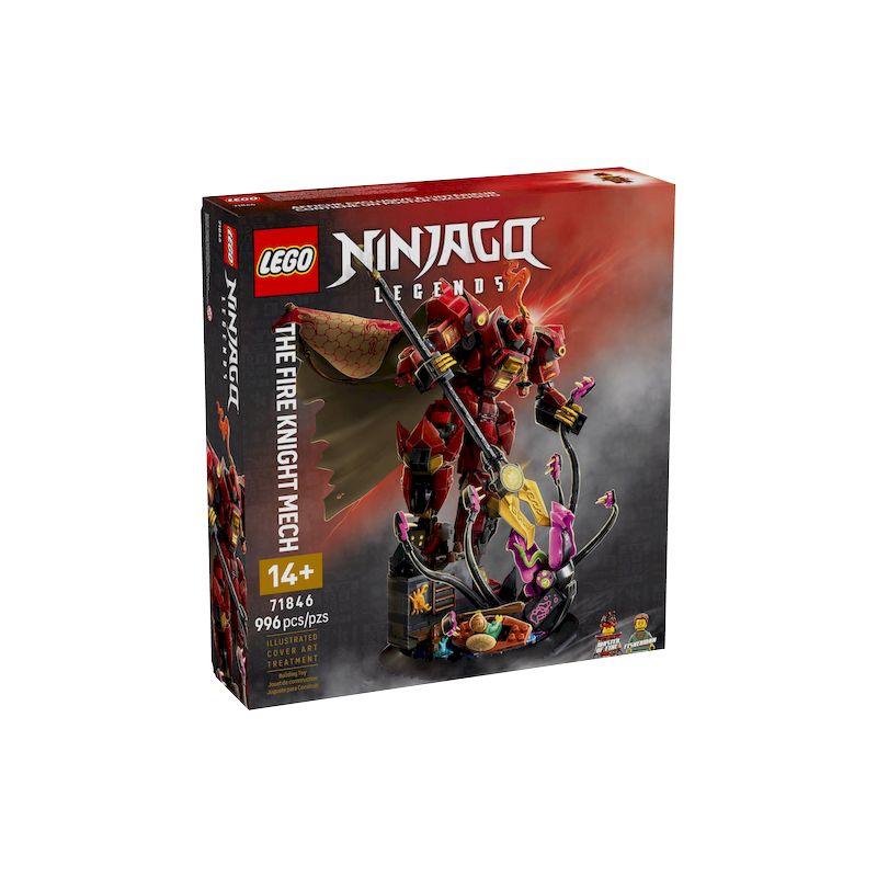 LEGO/乐高幻影忍者系列71846火焰骑士机甲男女孩益智拼搭积木玩具