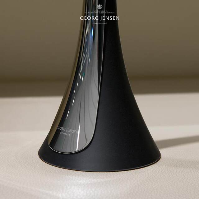 Georg Jensen Nordic shoehorn mirror stainless steel self-standing shoe lift foyer entrance housewarming gift