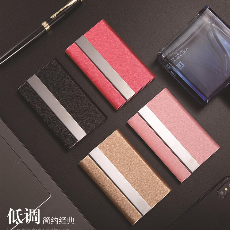 名片盒商务金属大容量男女士名片夹：企业定制新风尚，彰显专业与品味