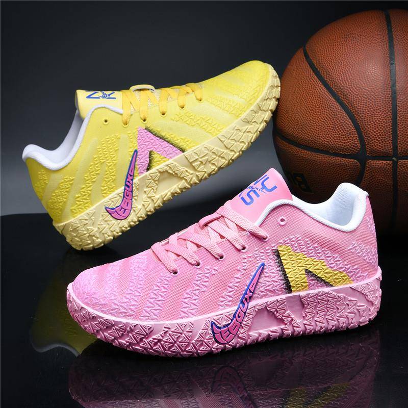 Yuan Yang Basketball Shoes Morant 3Rd Generation Breathable Non-Slip Wear-Resistant Cement Court Practical Youth and Children's Sports Shoes