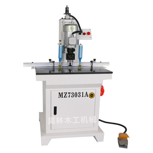 Hinge drilling machine single head drilling hinge drilling plate cabinet door panel bench drilling machine factory
