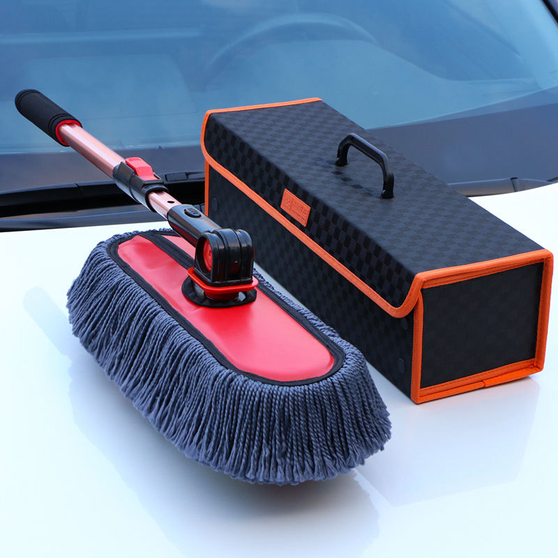 High-End Car Feather Duster Dust Removal Brush, Special Tool for Cleaning Car Dust, Car-Specific Brush That Doesn'T Shed Bristles