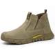 German Craftsmanship, Steel-Free Casual Workwear Slip-On Welding Shoes for Men, Anti-Scalding, Wear-Resistant, Work Safety Shoes