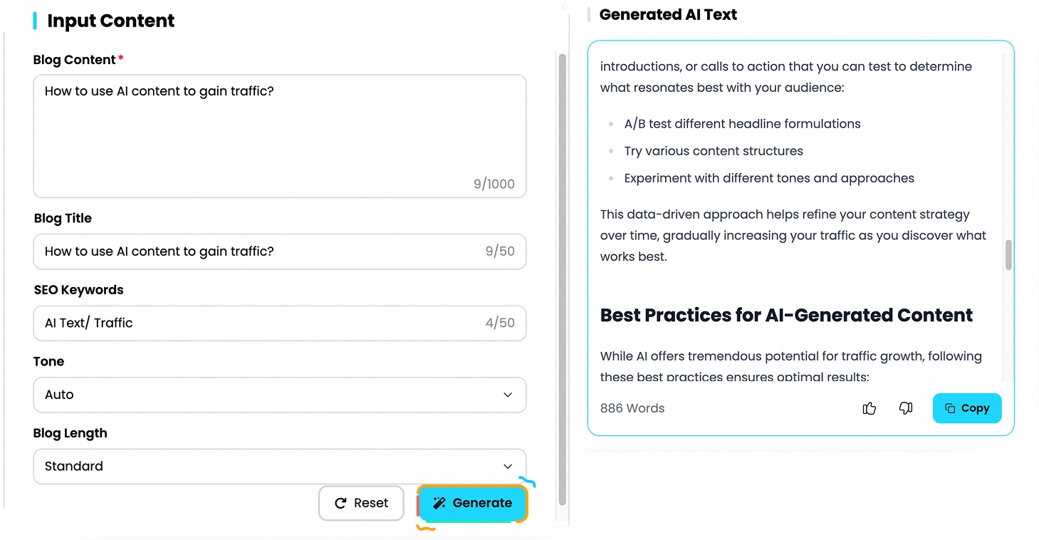 Text AI Generator