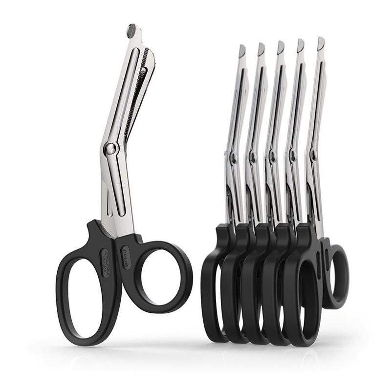 Gauze Scissors, Canvas Scissors, Outdoor Bandage Kinesiology Tape Scissors, Curved Scissors, Black Medical First Aid Kit Gauze Scissors, Canvas Scissors, Outdoor Bandage Kinesiology Tape Scissors, Curved Scissors, Black Medical First Aid Kit