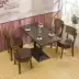 Bàn cafe bằng gỗ Bàn ghế nhà hàng phương Tây ghế sofa tráng miệng quán trà phòng ăn kết hợp đồ nội thất tối giản hiện đại - FnB Furniture