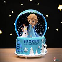 Frozen Elsa Princess Music Box Ten Year Old Girl Birthday Gift Girls Crystal Ball Elsa Music Box