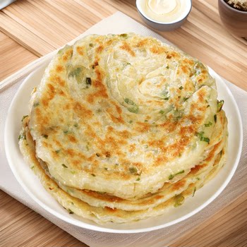 Scallion Pancake, Old Shanghai Style Hand-Grabbed Pancake Crust, Free Shipping, Flagship Store Breakfast Food Semi-Finished Product, Hand-Made Quick-Frozen