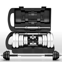 Kettlebell Pure Iron Electroplated Dumbbell Adjustable Men's Gift Box Double Safety Color-Coated Handle 15kg 20kg 0kg Fitness