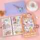 Little Mochi's Versatile Wardrobe Planner Stickers, Dress-Up Wardrobe Material Tape Set, Cute Children's Girl Cartoon Stickers, Ancient Style Planner Character DIY New Version Stickers, Chinese Style