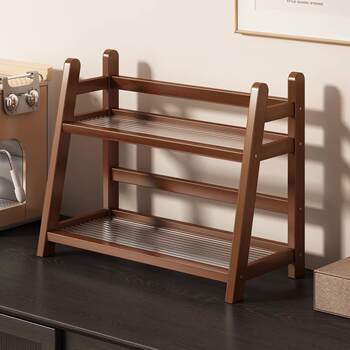 Desktop cup storage rack dining table balcony tea set water cup display rack office portable storage artifact